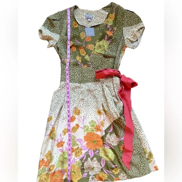 NWT Yoana Baraschi for Anthropologie Wrap Dress size medium. - Picture 4 of 8